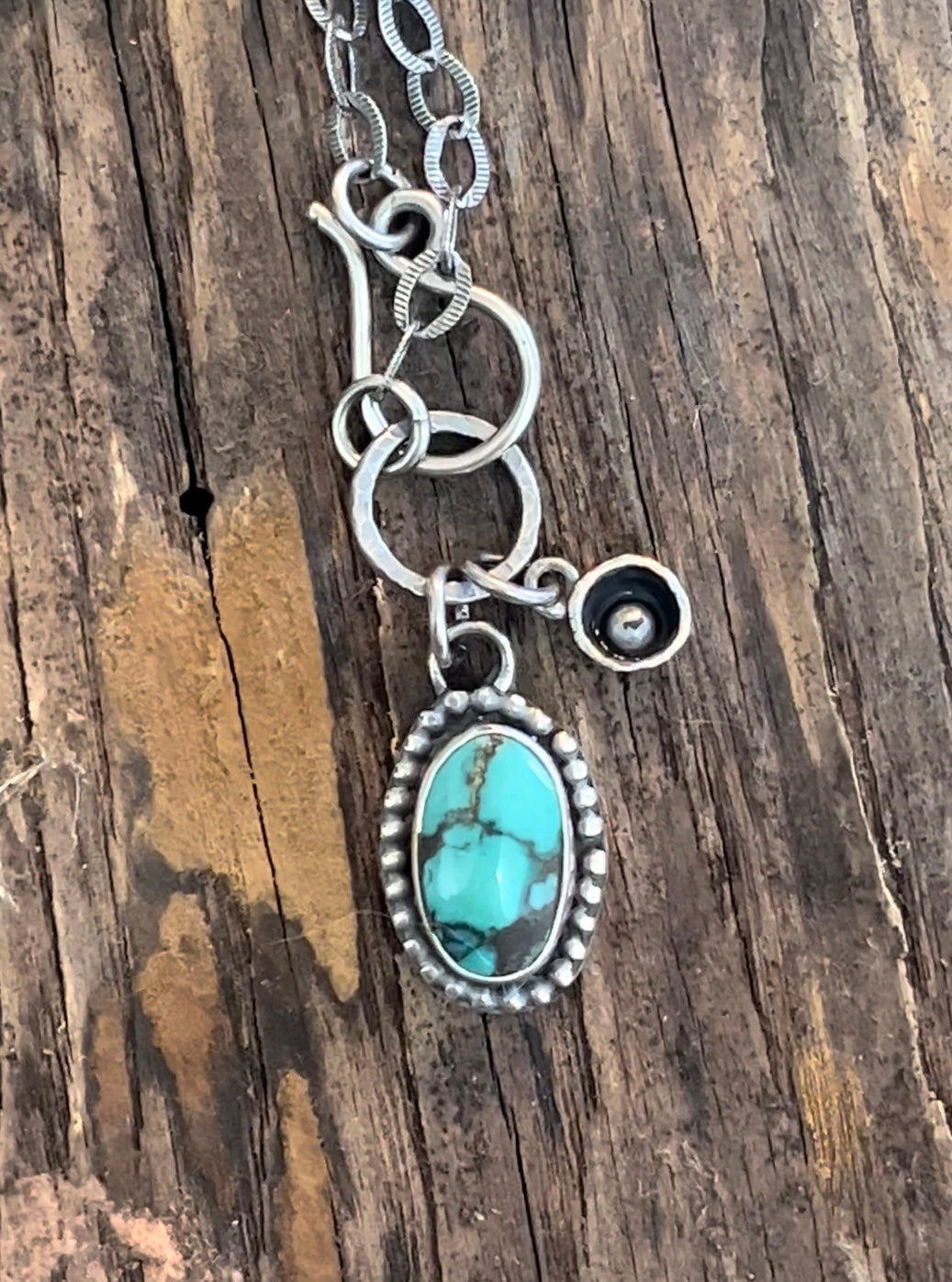 5 Sisters #2 - Sterling Silver & Turquoise Necklace