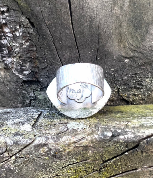 Chrysocolla & Sterling Silver Ring