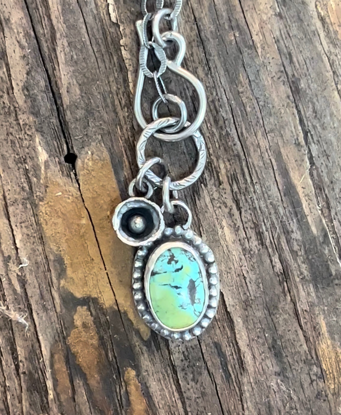 5 Sisters #5- Sterling Silver & Turquoise Necklace