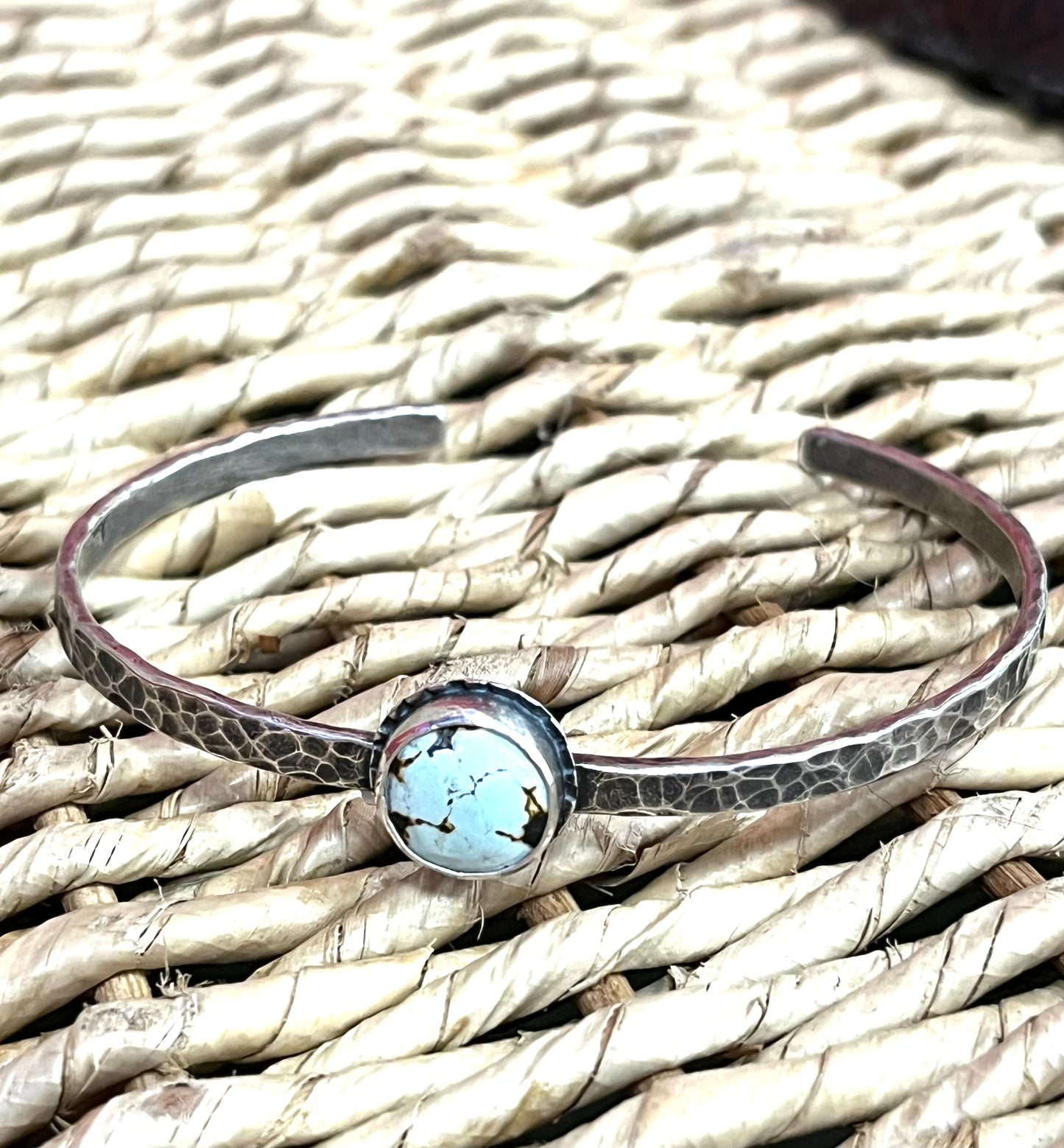 Blue Sky-Turquoise & Sterling Silver Cuff Bracelet